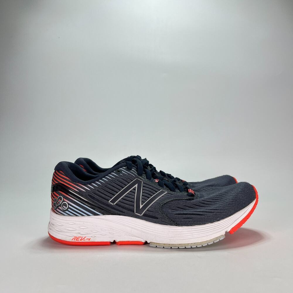 New Balance Women's Navy and Coral Athletic Running Shoes